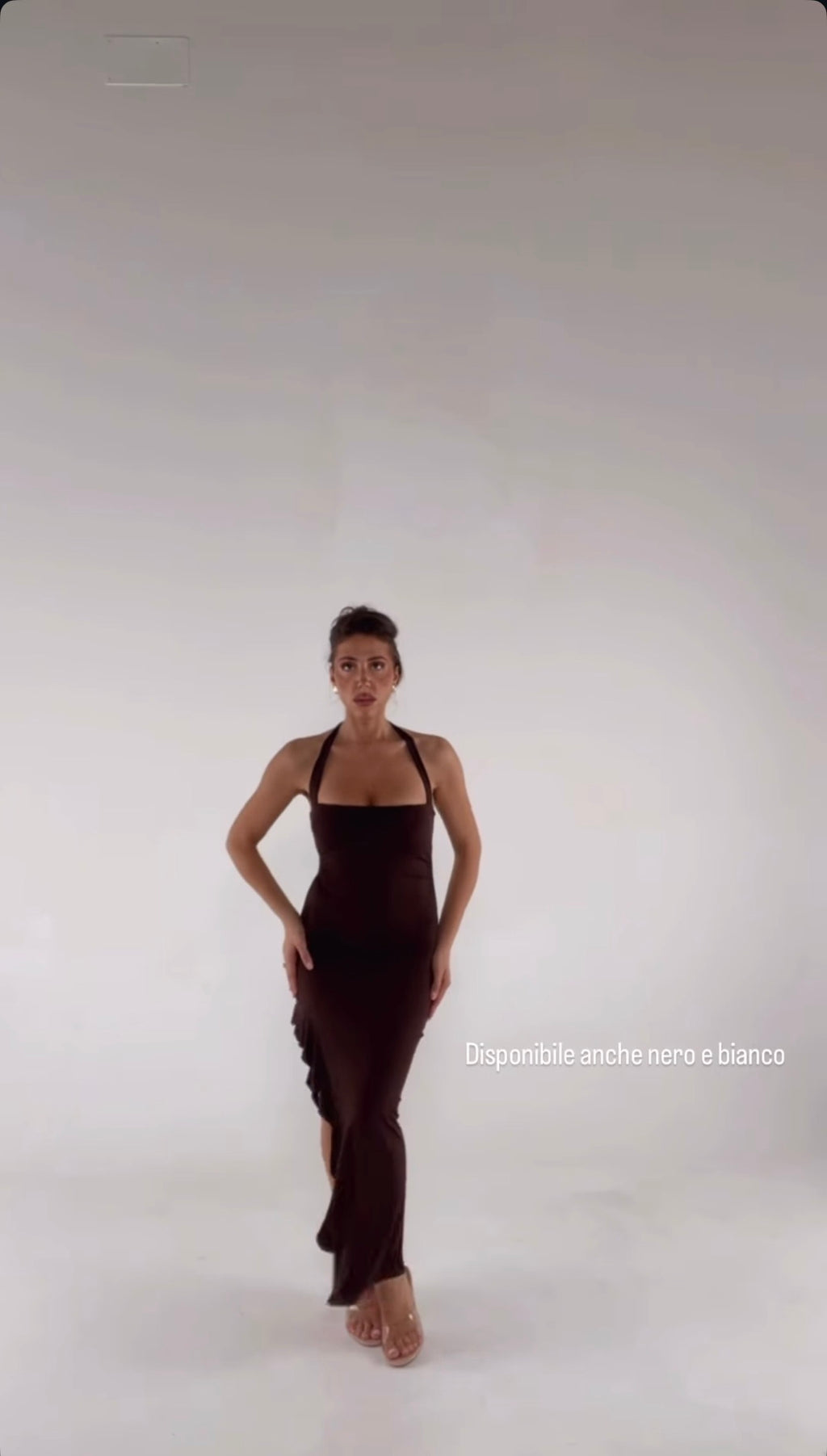 Abito sirena asimmetrico