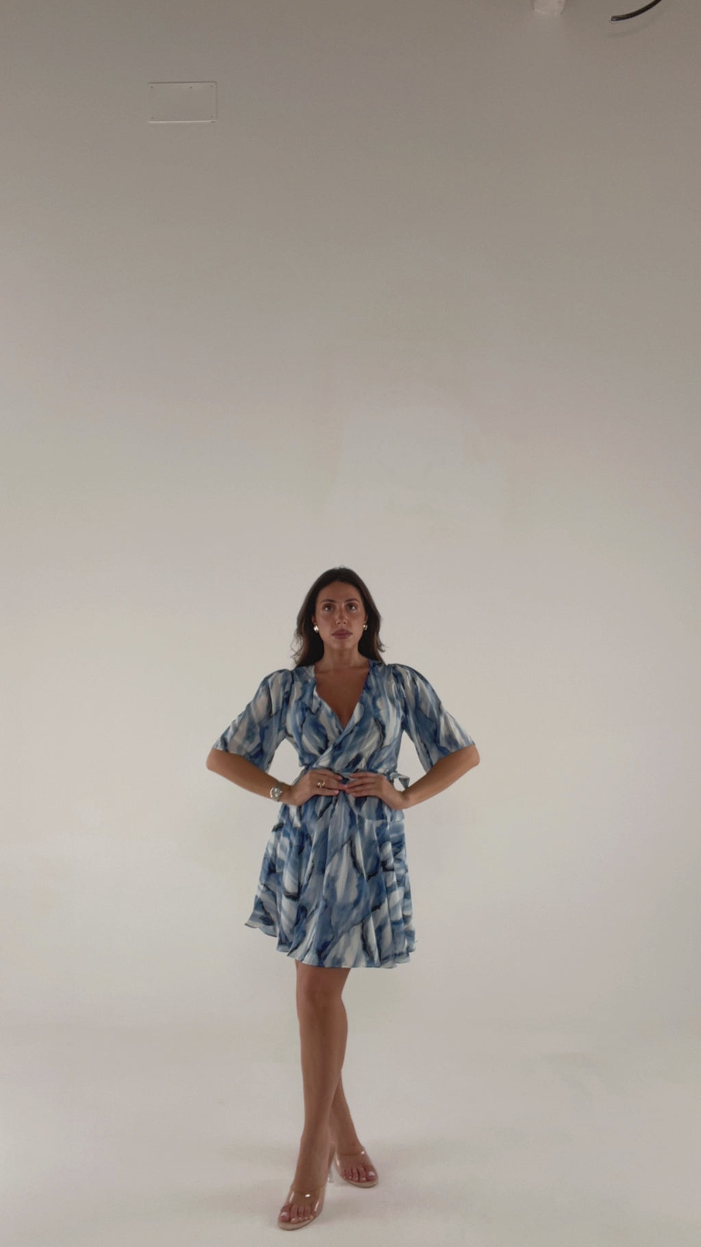 Abito portafoglio chiffon