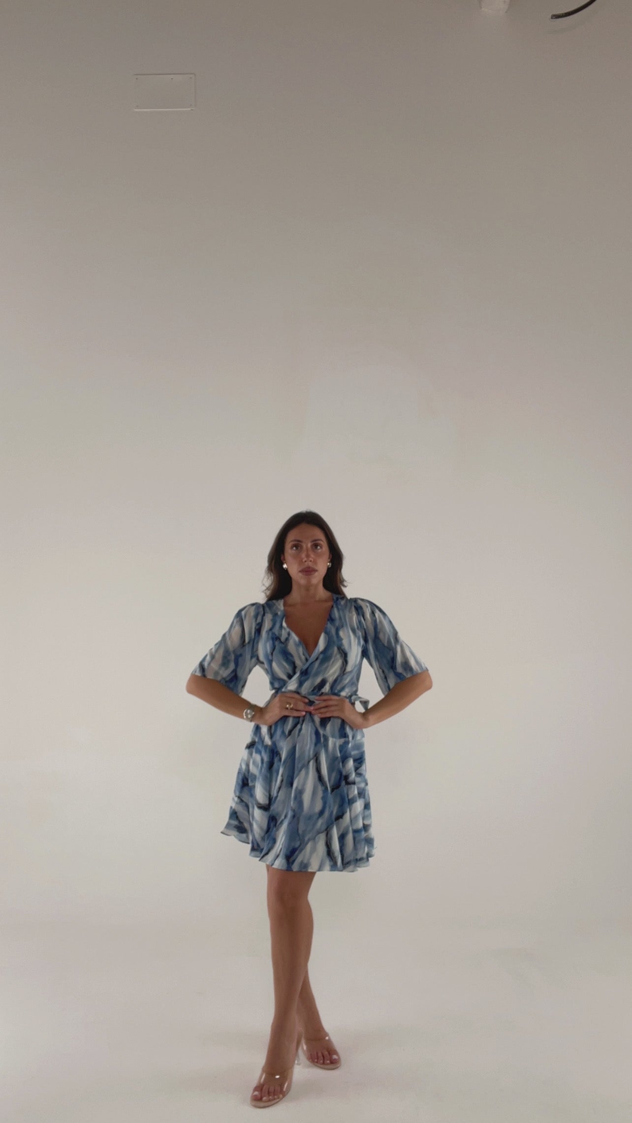 Abito portafoglio chiffon