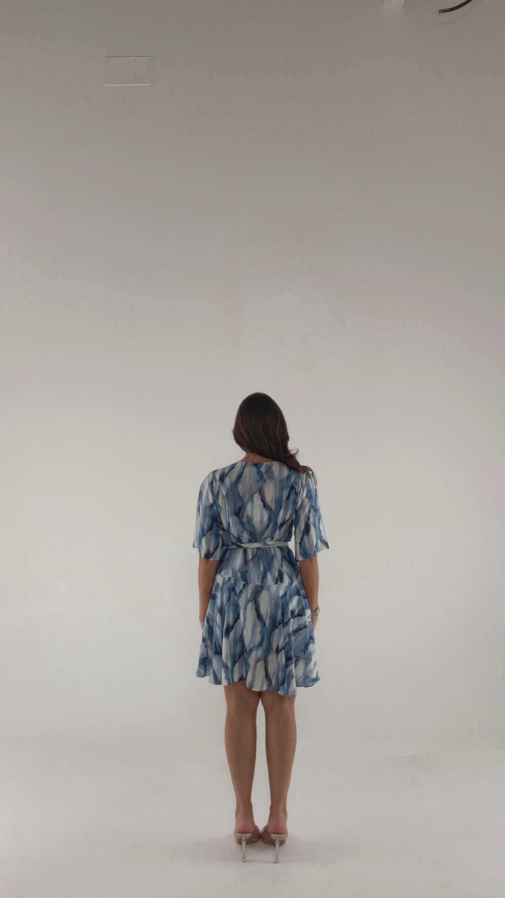 Abito portafoglio chiffon