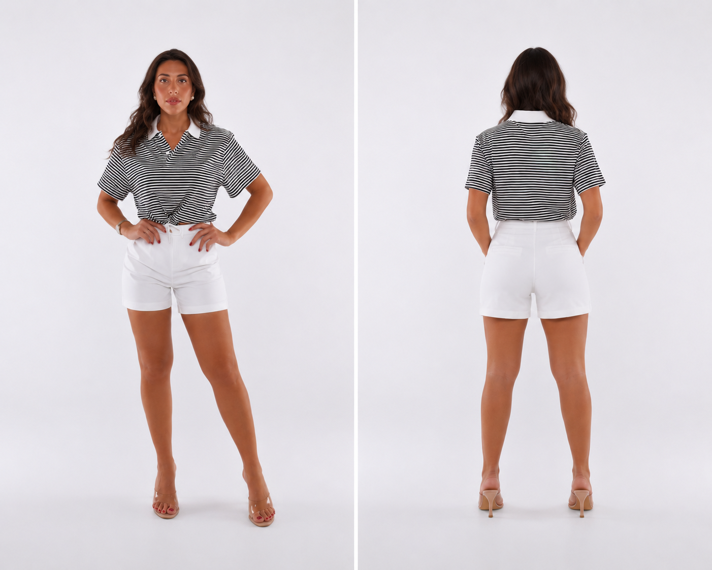 Polo crop Pink Pepper
