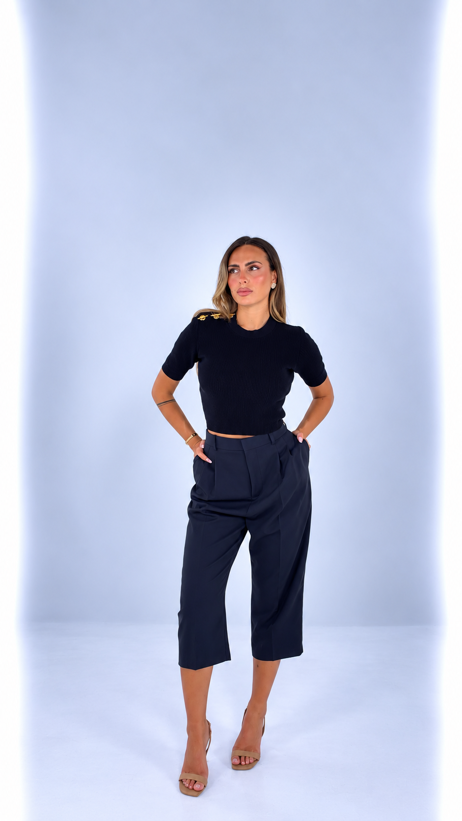 Pantalone capri Elisabetta Franchi