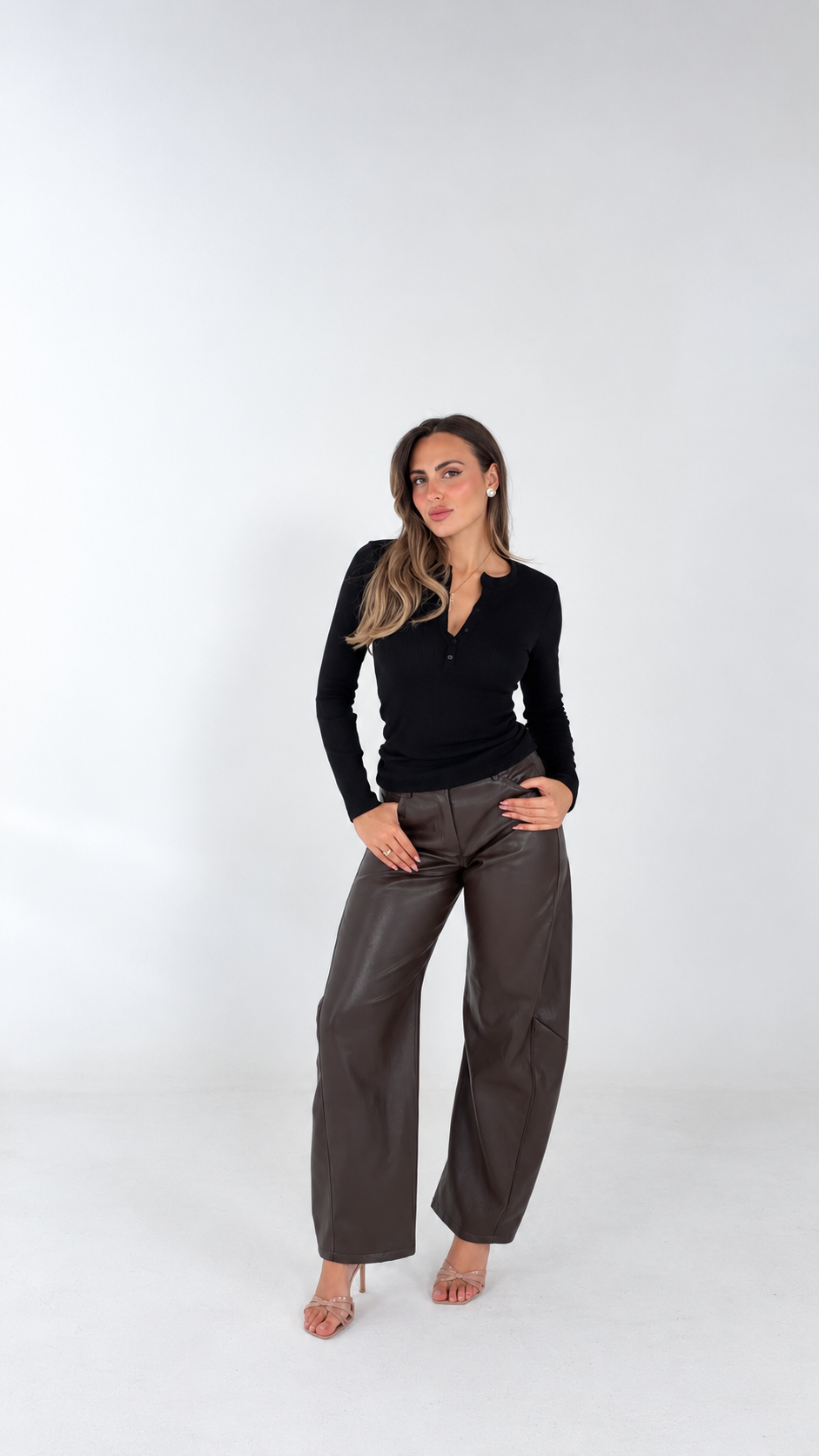 Pantalone di pelle Vicolo
